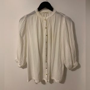 Ulla Johnson - 3/4 Sleeve Bohemian Peasant Blouse